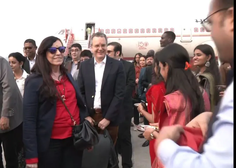 Diplomats and ambassadors at Dev Deepavali celebrations in Uttar Pradesh's Varanasi
