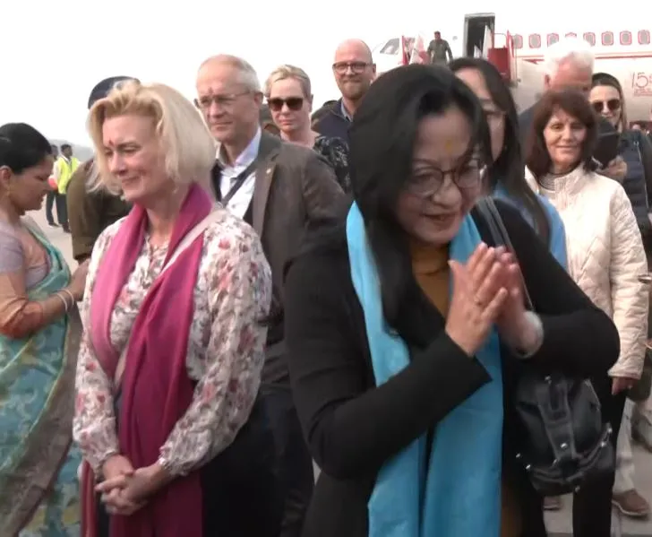 Diplomats and ambassadors at Dev Deepavali celebrations in Uttar Pradesh's Varanasi